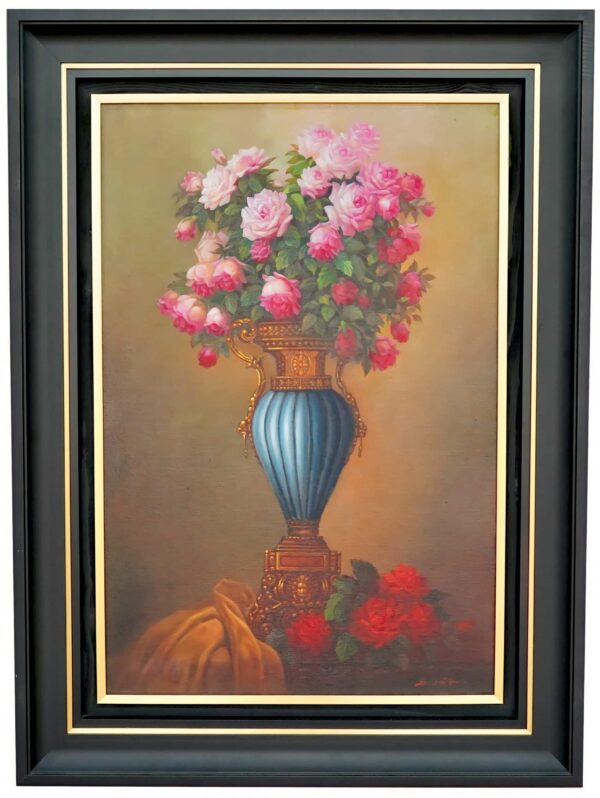 Fleurs dans un vase ancien – 60 x 90 cm Galerie d'art